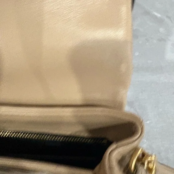 Saint Laurent YSL small Toy Lou Lou Tan beige Leather Crossbody Bag - Picture 8 of 13